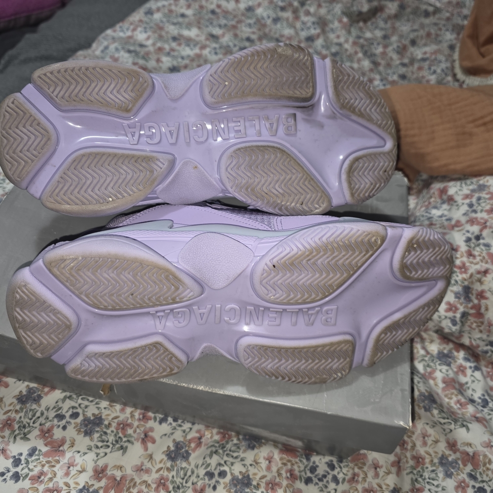 Balenciaga Purple Chunky Sneakers - Picture 2 of 2